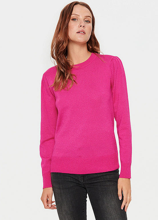 Saint Tropez Kila Long Sleeve Shimmer Pullover