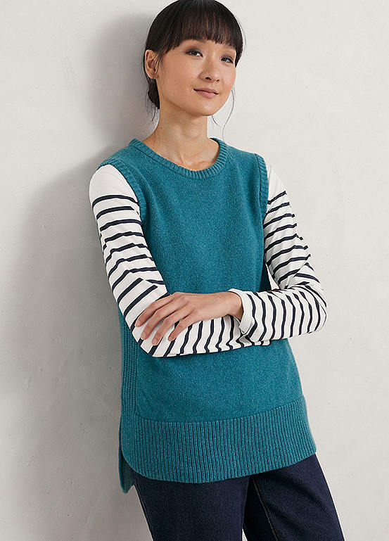 Seasalt Cornwall Coupling Vest Teal Kaleidoscope