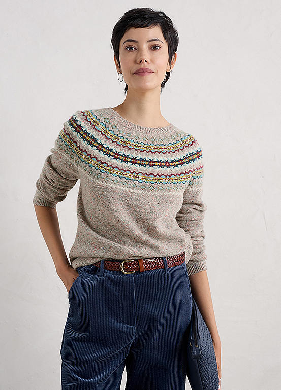 Seasalt Cornwall Multi Seas Edge Jumper | Kaleidoscope