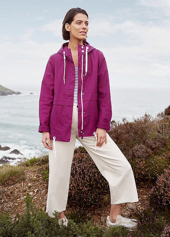 Seasalt Cornwall Purple Blue Depth Jacket Kaleidoscope
