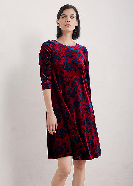 Seasalt Cornwall Red Mahonia Dress | Kaleidoscope