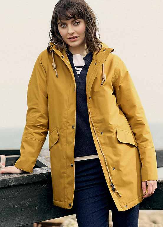 Seasalt Cornwall River Sea Coat Sunflower Kaleidoscope