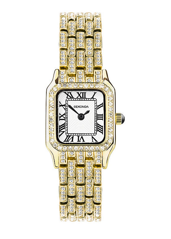 Sekonda Monica Ladies Classic Gold Alloy Bracelet with White Dial Watch