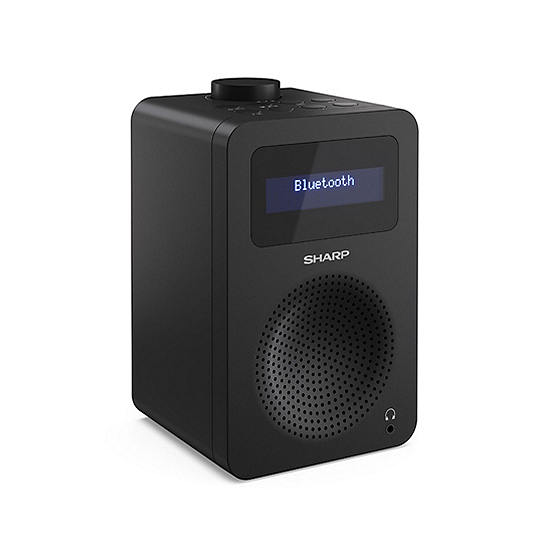 Sharp DR-430(BK) Tokyo Digital Radio DAB+/DAB & FM Radio with Bluetooth 5.0 - Black