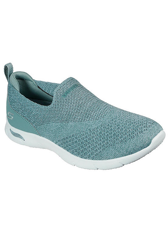 Skechers Womens Blue Arch Fit Refine Don’t Go Trainers | Kaleidoscope