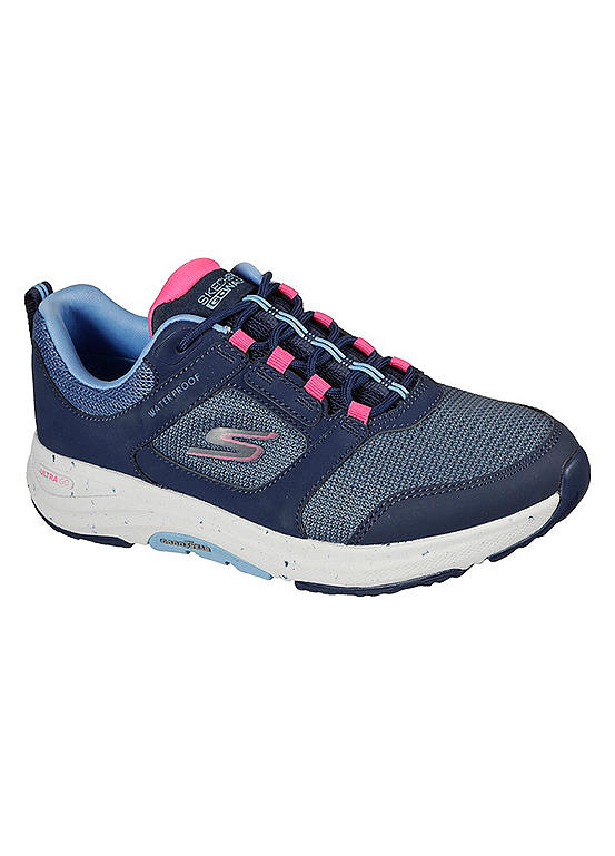 Skechers Womens Navy Go Walk Outdoor Shoes Kaleidoscope