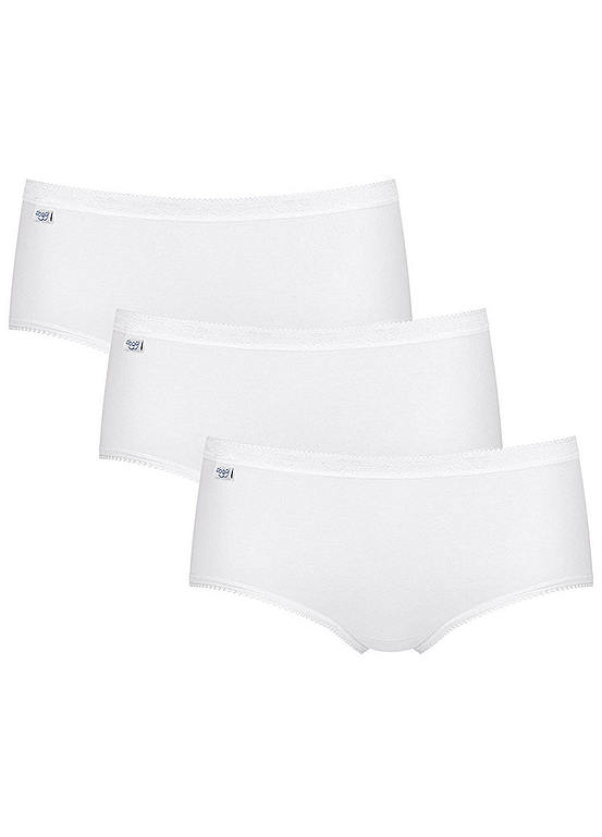 Sloggi Pack of 3 Basic Midi Briefs | Kaleidoscope