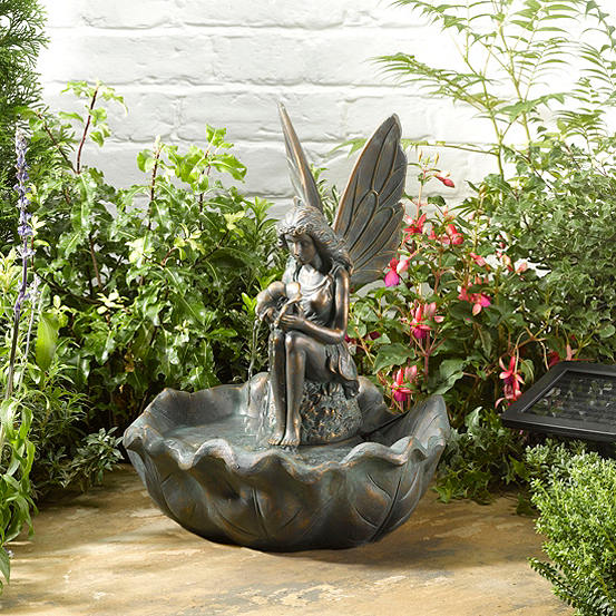 Smart Garden Solar Powered Fairy Leaf Fountain