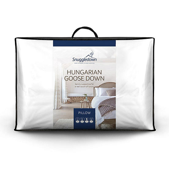 Snuggledown Hungarian Goose Down Soft Pair of Pillows