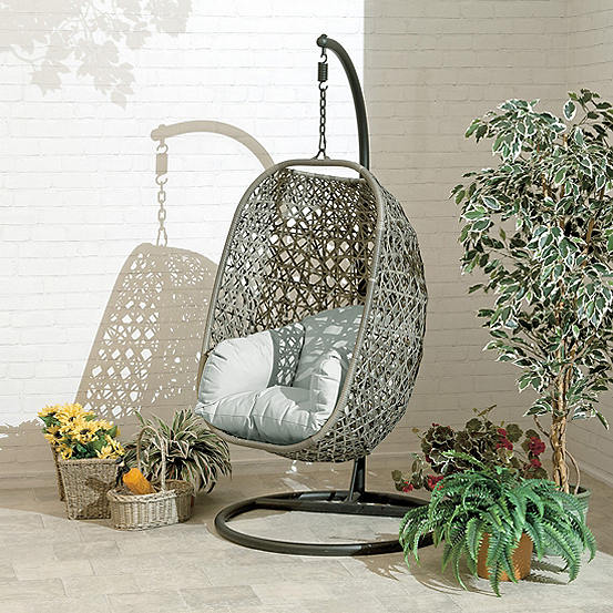 Suntime Brampton Rattan Style Hanging Cocoon Chair