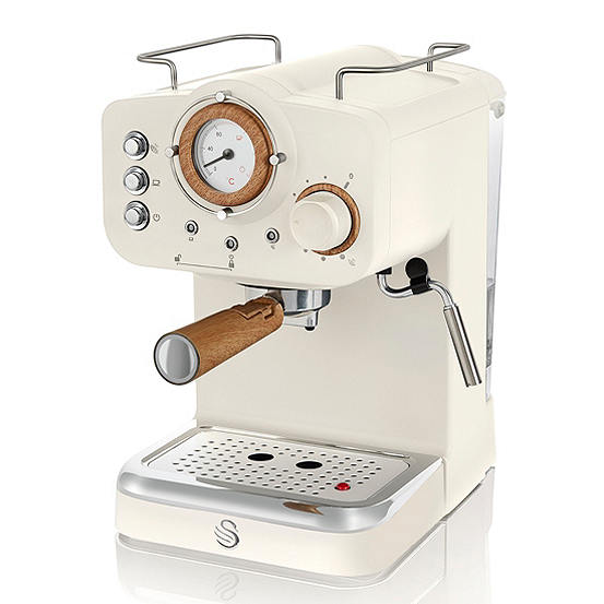 Swan Nordic Pump Espresso Coffee Machine White Kaleidoscope