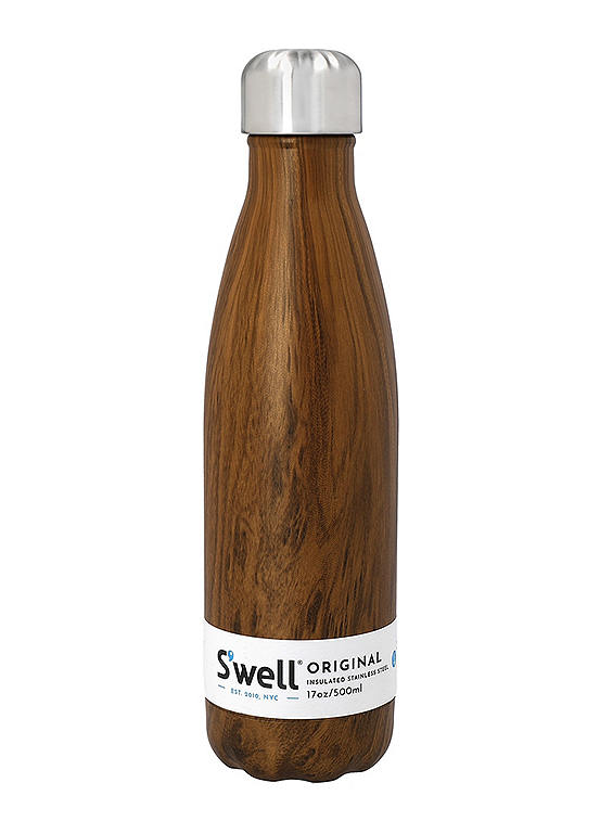 S’well Teakwood Stainless Steel 500ml Water Bottle