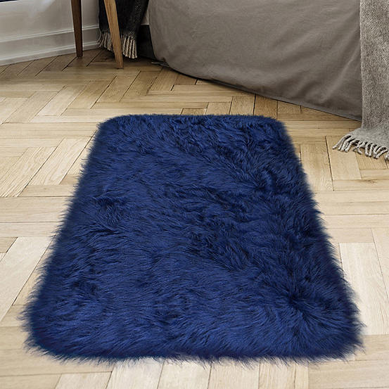 The Homemaker Rugs Collection Mongolian Faux Fur Rug