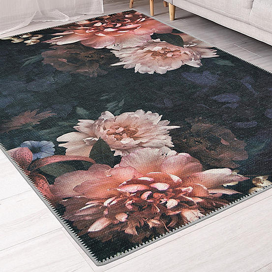The Homemaker Rugs Collection Opal Blooms Printed Recycled Rug