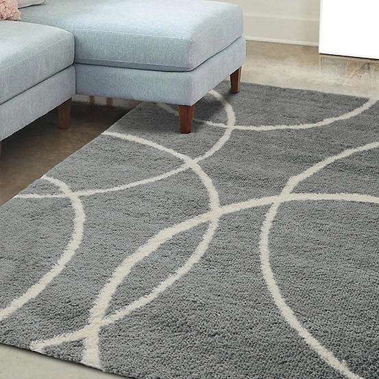The Homemaker Rugs Collection Snug Shaggy Curve Rug Kaleidoscope