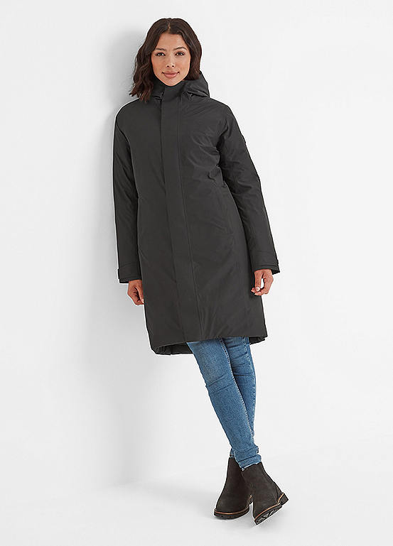 TOG24 Reiner Women’s Waterproof Parka Washed Black Kaleidoscope