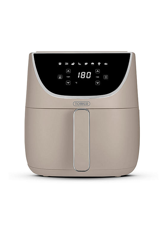 Tower Vortex Air Fryer with Digital Control Panel, 1700W, 6L T17127MSH Latte Kaleidoscope