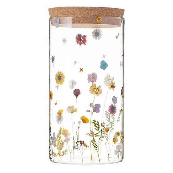 Typhoon Large 1.1 Litre Botanics Glass Storage Jar