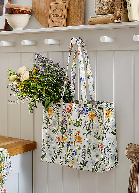 Ulster Weavers Finch & Flower Medium Shoulder PVC Shopper Bag