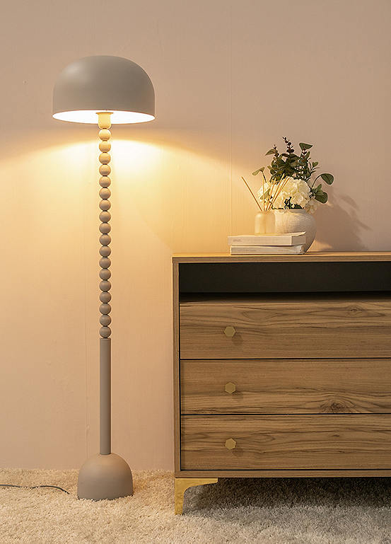 ValueLights Pebble Abstract Dome Floor Lamp