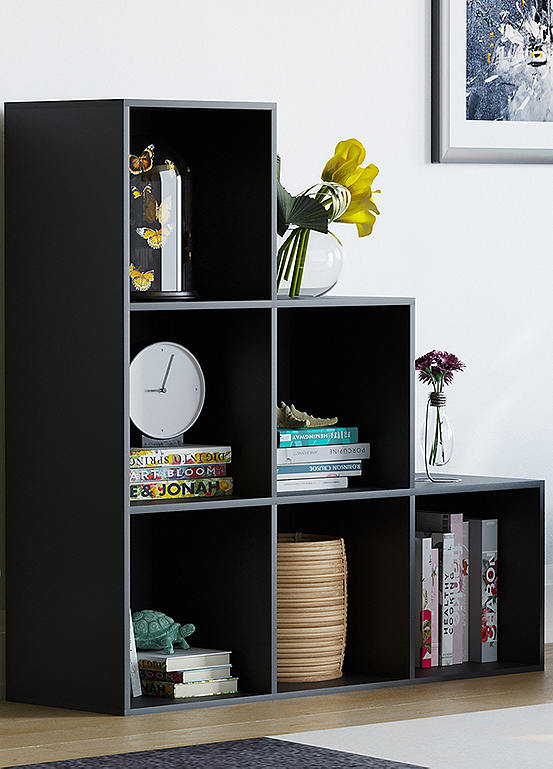 Vida Designs Durham 6 Cube Staircase Storage Unit Kaleidoscope