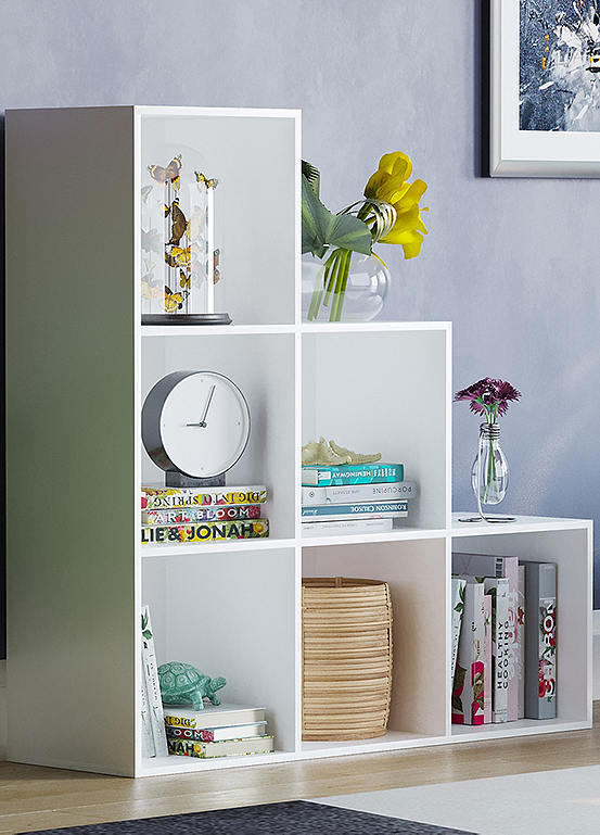 Vida Designs Durham 6 Cube Staircase Storage Unit | Kaleidoscope