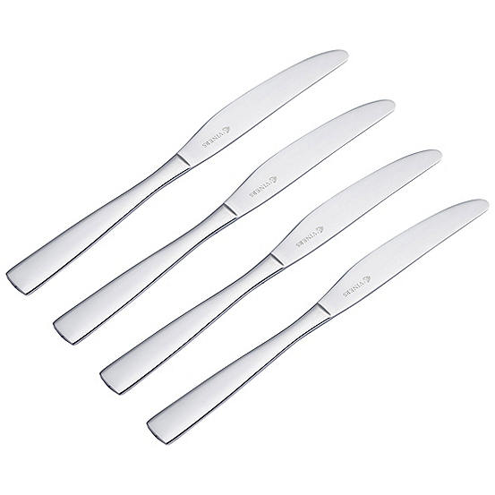 Viners Set of 4 Stainless Steel Dinner Knives