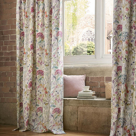 Voyage Maison ’Country Hedgerow’ Lined Pencil Pleat Curtains