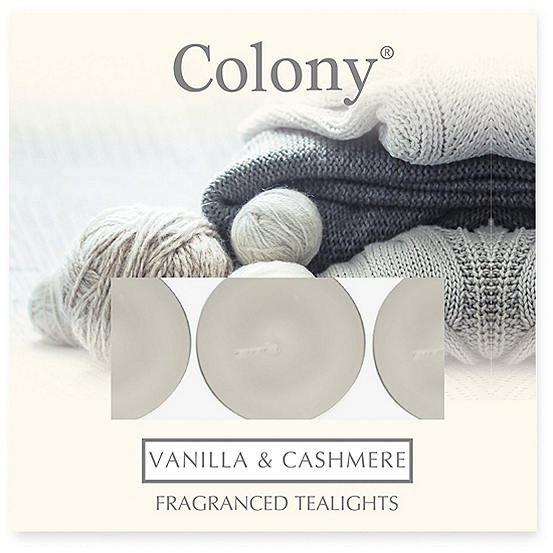 Wax Lyrical Pack of 9 Colony Vanilla & Cashmere Tealights