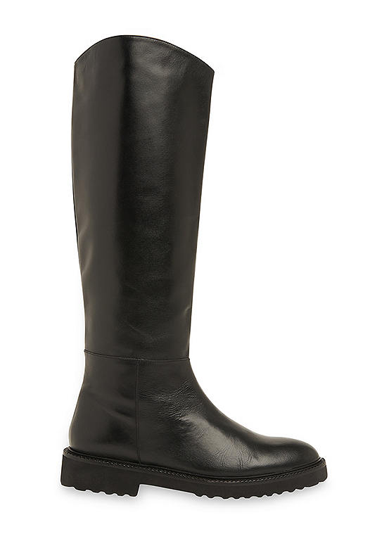 Whistles Hadlow Black Knee High Riding Boots Kaleidoscope