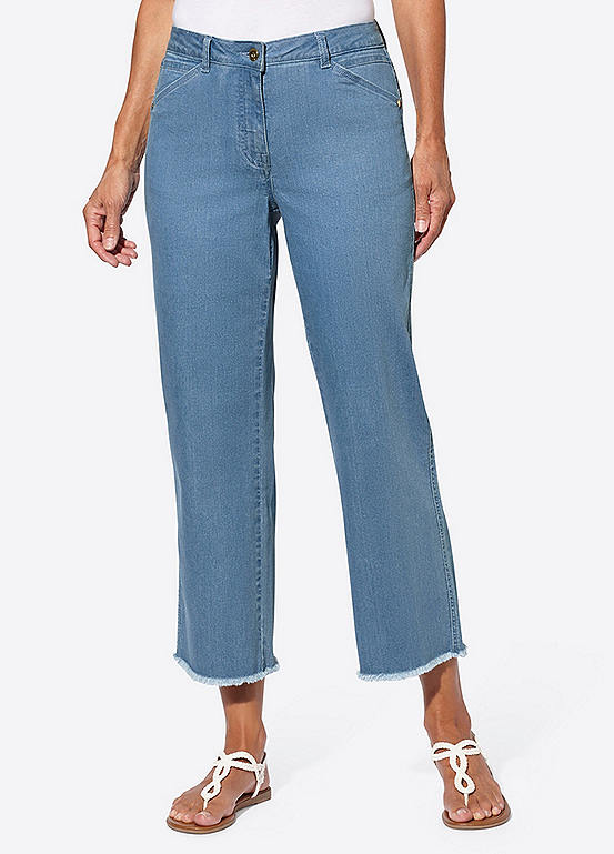 Witt Fringed Cropped Jeans