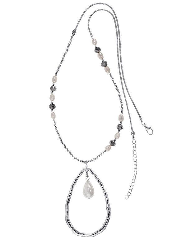 Witt Pearl Pendant Long Necklace