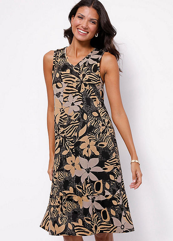 Witt Printed Sleeveless Summer Dress