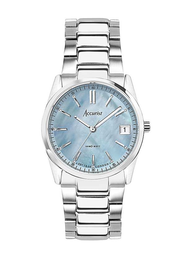 Accurist silver 2024 watch