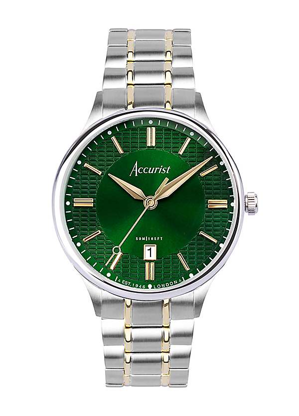 Two Tone Accurist Mens Watches Accurist Dive Men's Watch Two Tone