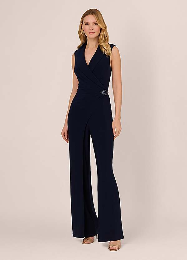 Adrianna Papell Jersey Jumpsuit