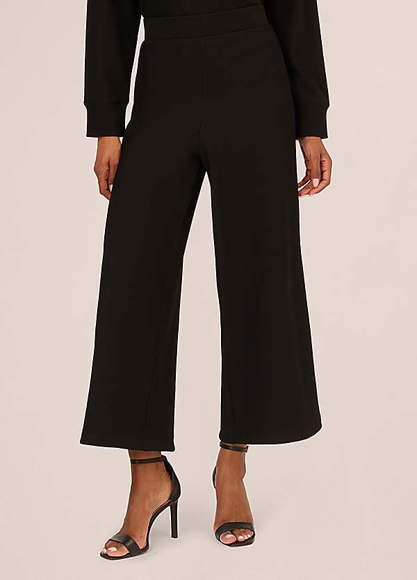 Adrianna Papell Ottoman Rib Knit Pull On Trousers Kaleidoscope