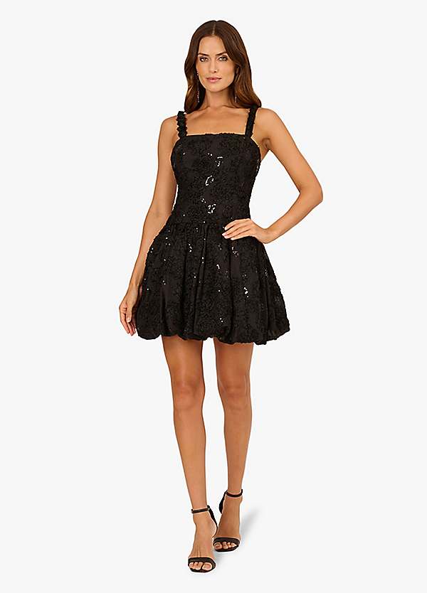 Adrianna Papell Soutache Cocktail Dress | Kaleidoscope