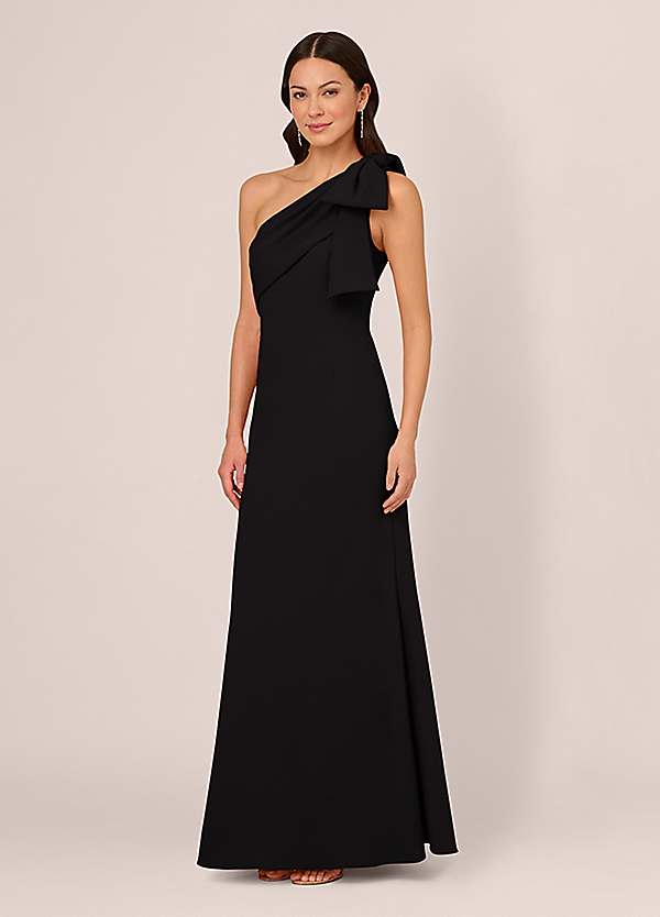 Adrianna Papell Stretch Crepe Long Dress Kaleidoscope