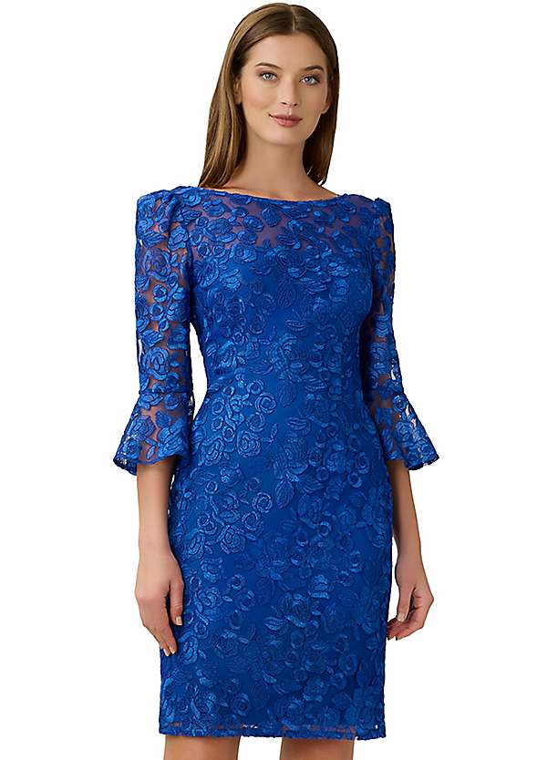 Adrianna Papell Rosie Embroidery Sheath Dress