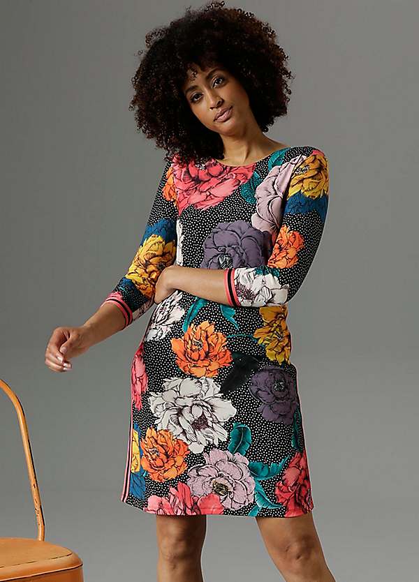 Aniston Floral Print Jersey Dress ...