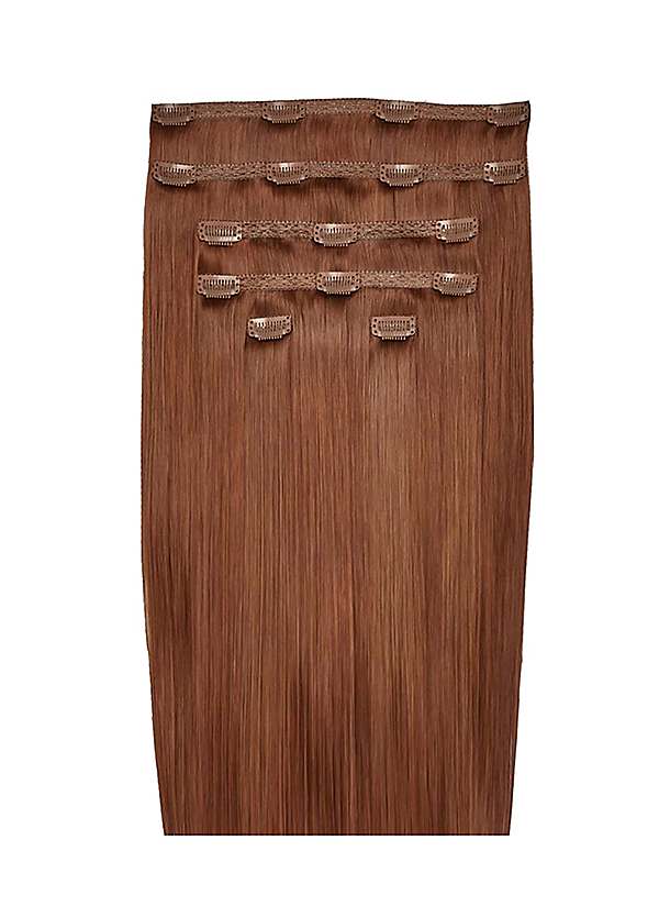 Beauty Works 18 Inch Double Hair Set Clip-In Hair Extensions