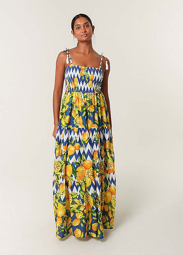 Blue Vanilla Bright Maxi Dress | Kaleidoscope