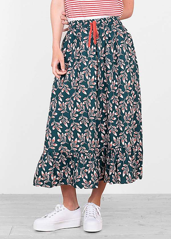 herlipto＊Autumn Botanical Printed Skirt - ロングスカート