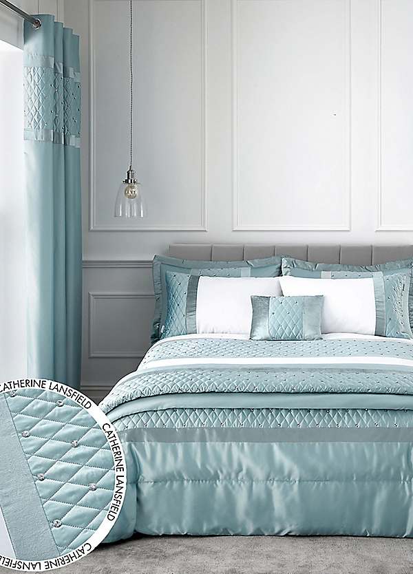Catherine Lansfield Sequin Cluster Duvet Set Kaleidoscope