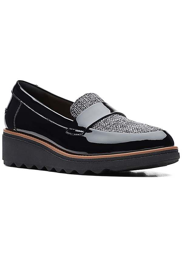 Clarks 2024 wedge loafers