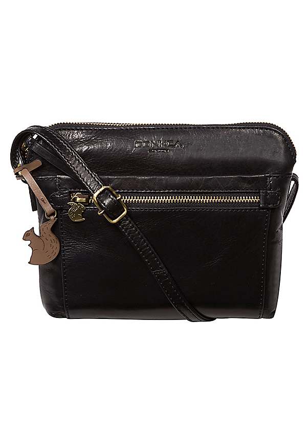 Conkca Frida’ Leather Crossbody Bag