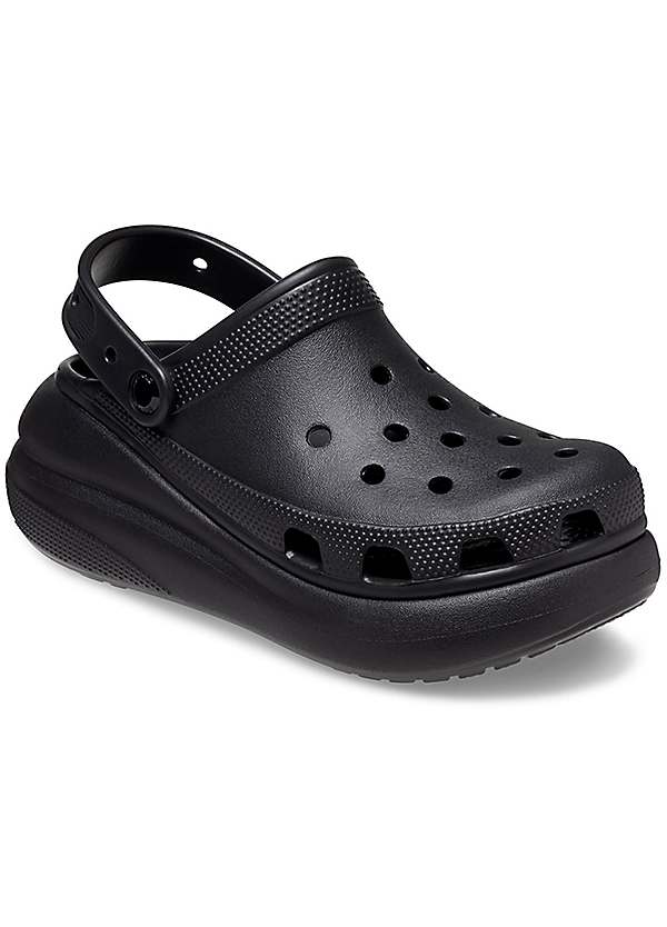 Black classic hot sale crocs