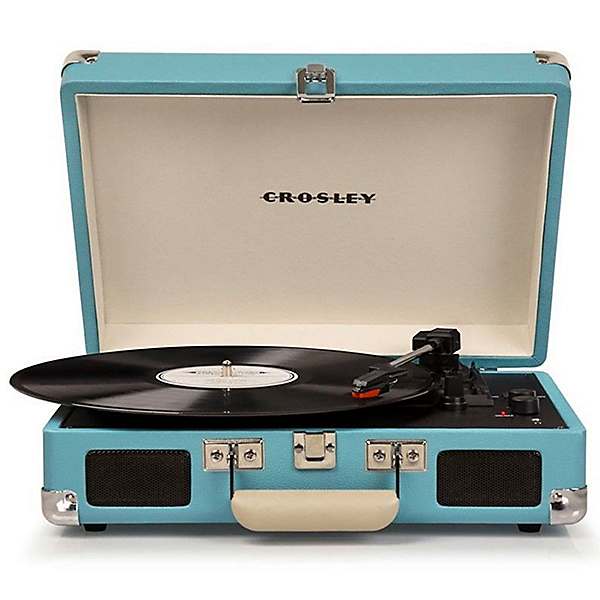 Crosley Cruiser Plus Deluxe Portable Turntable - Turquoise