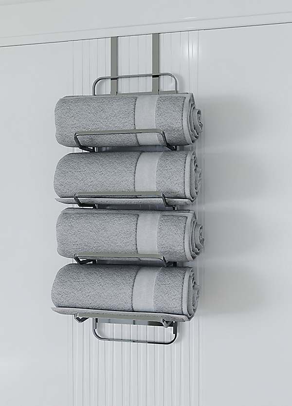Bathroom Towel Storage Over The Door Towel Bars Towel Rail Over